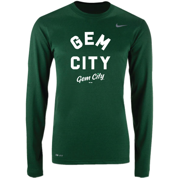 Nike Men's L/S Dri Fit Gem City Tee