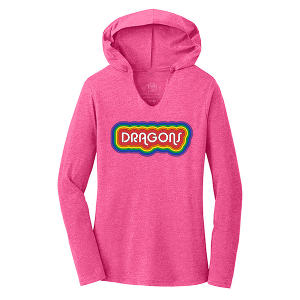 108 Stitches Ladies Junction L/S Hooded Tee