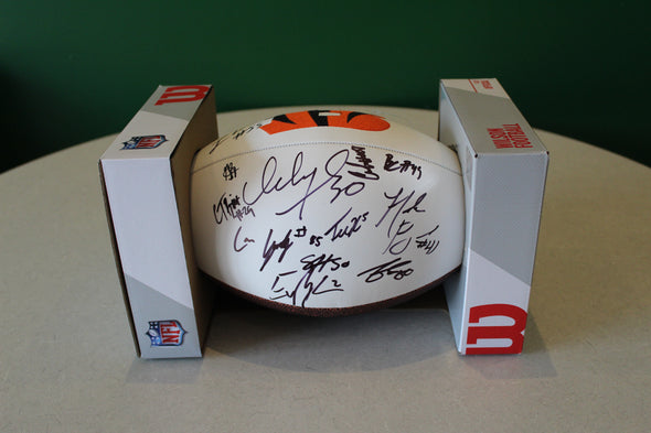 2025 Logan Wilson Celebrity Softball Game Autographed Bats and Footballs